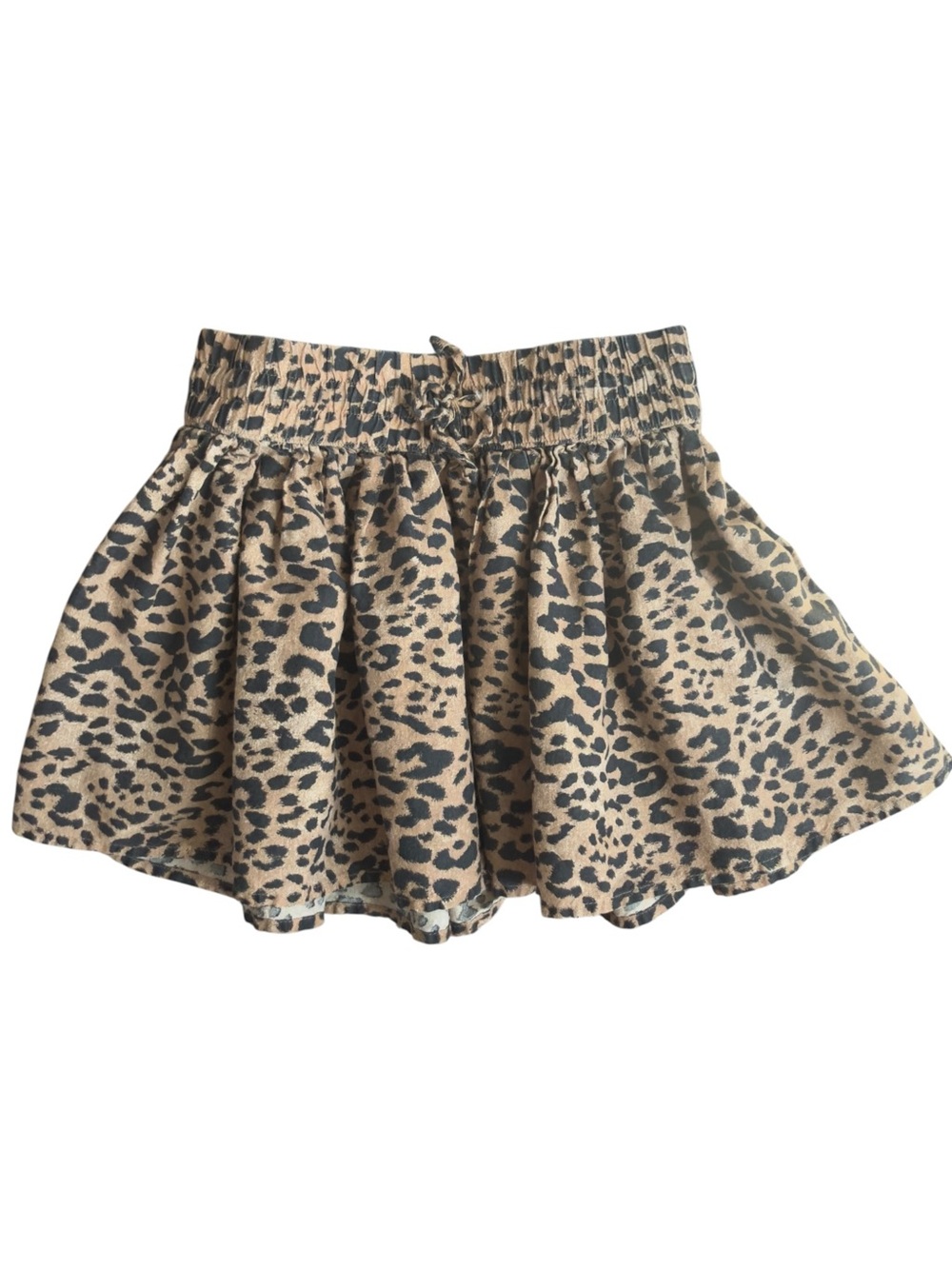 GAP Kids Girls Pull-On Leopard Print Lightweight A-Line Skirt. Small. 6-7.